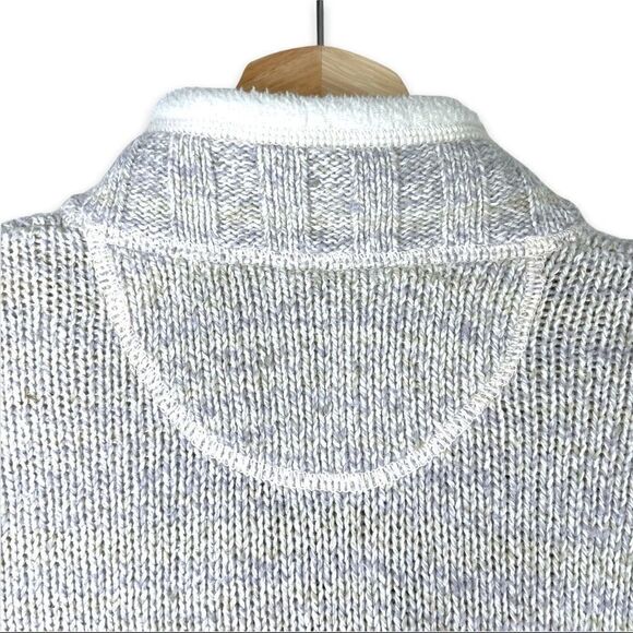 Woolrich 1/4 Zip Marled Knit Sweater - Picture 7 of 8